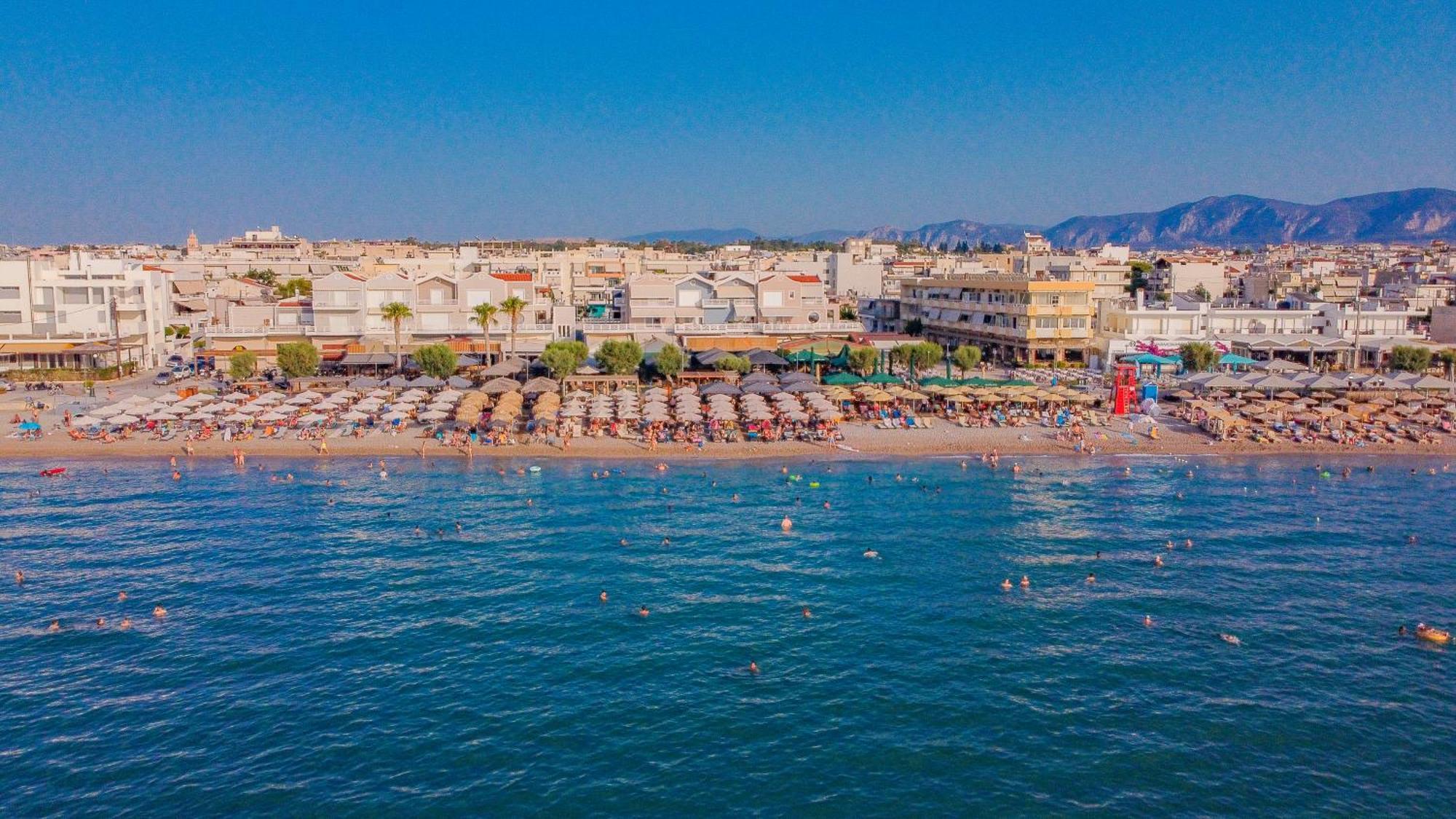 Beach Blue Villa Corinth Kültér fotó