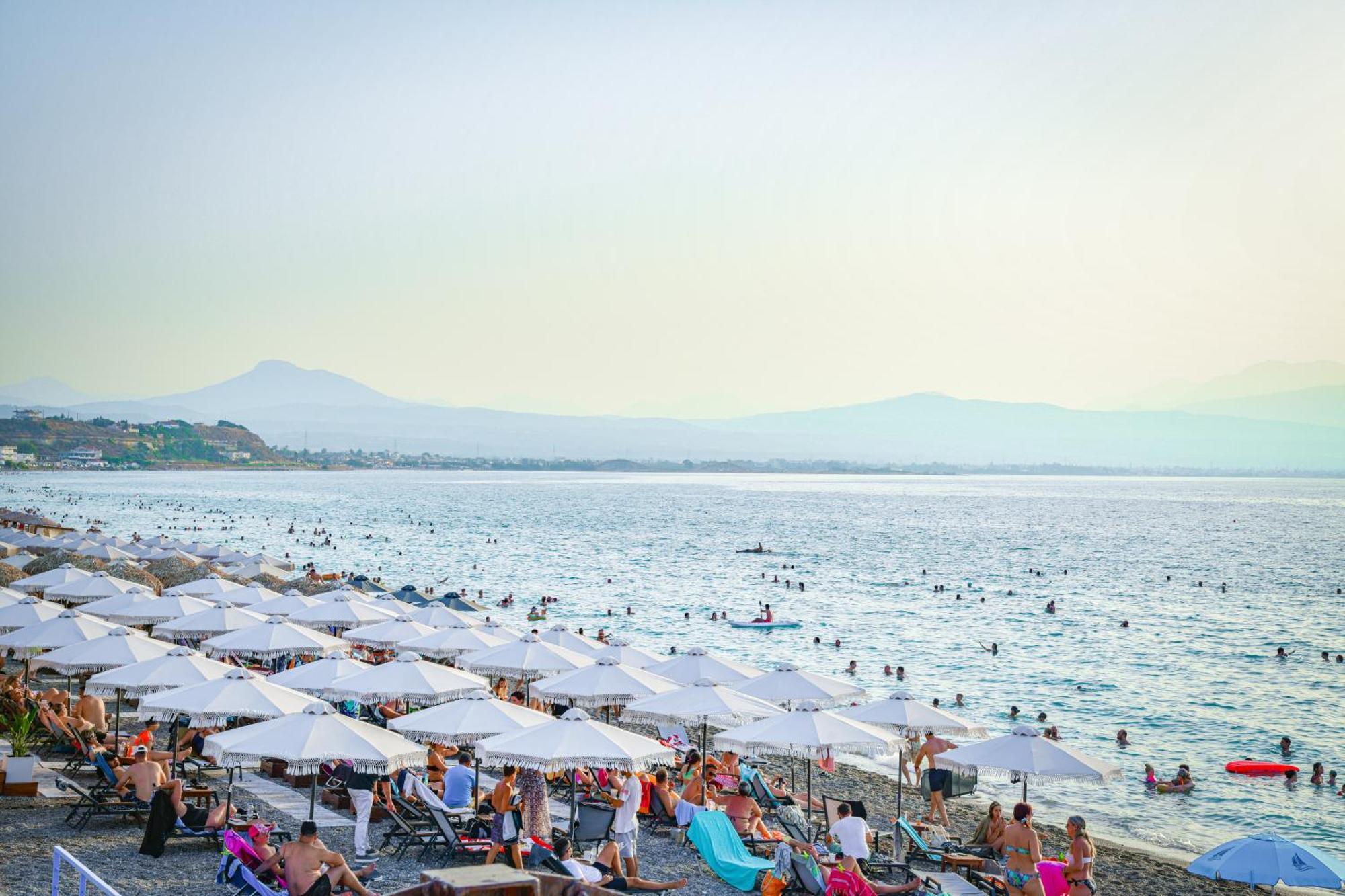 Beach Blue Villa Corinth Kültér fotó