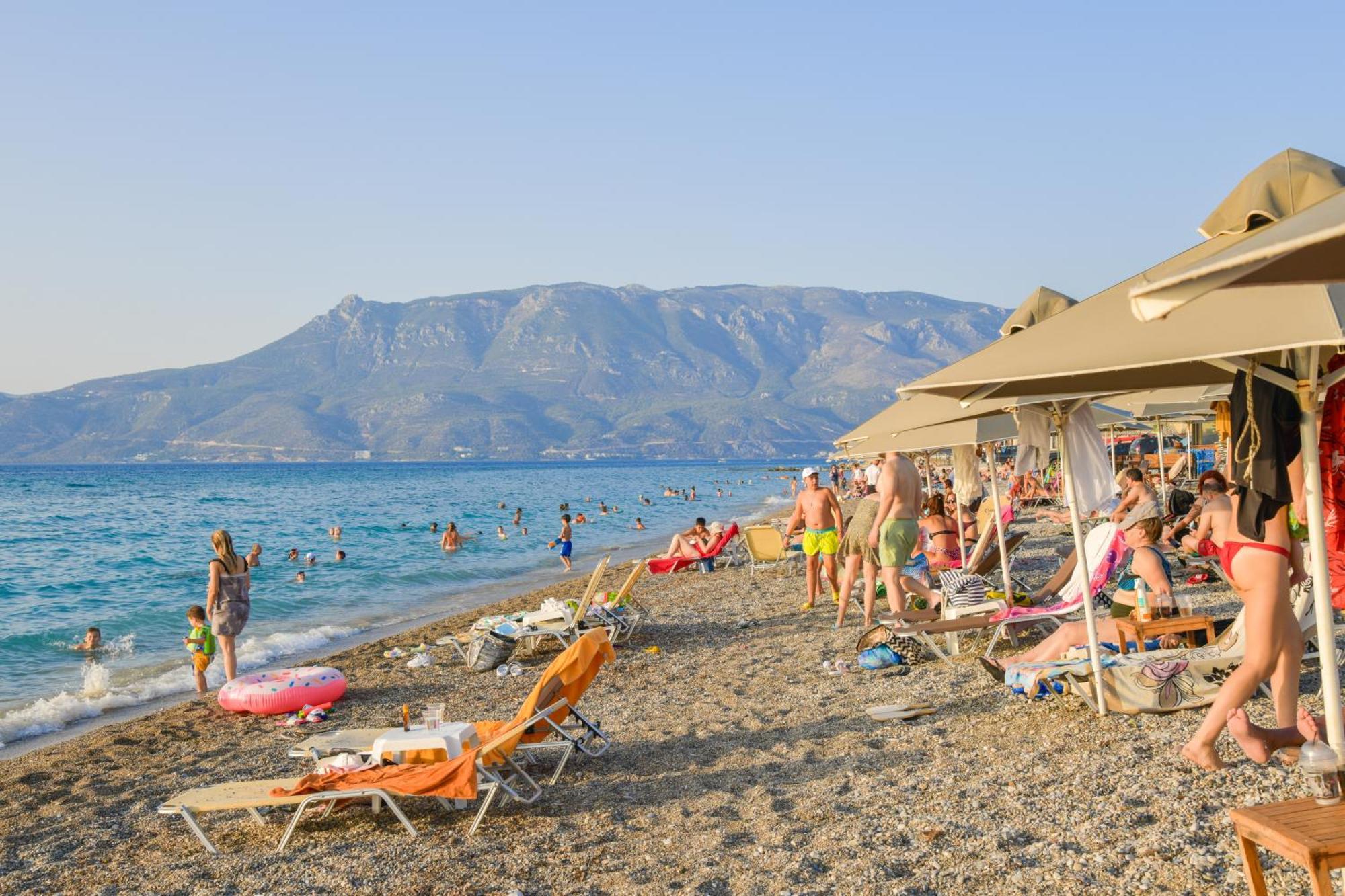 Beach Blue Villa Corinth Kültér fotó